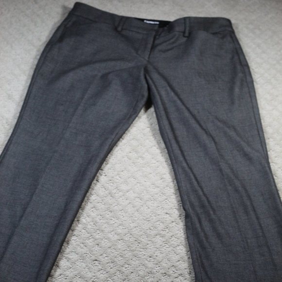 Express Size 6S Black White Barely Boot Low Rise Stretch Pants - Picture 1 of 7